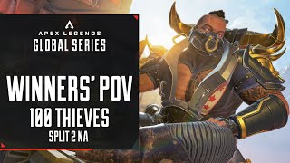 100 Thieves SHRED Game 2 | ALGS NA Full Match POV & Squad Listen In | Apex Legends
