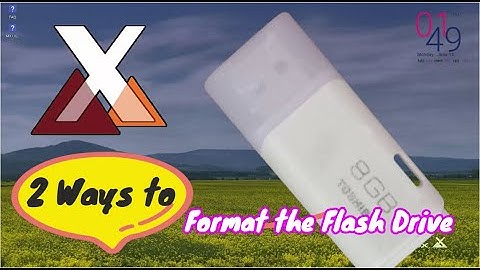 MX Linux 2 Cara Memformat Flashdisk