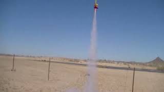 Estes Comanche 3 Flight