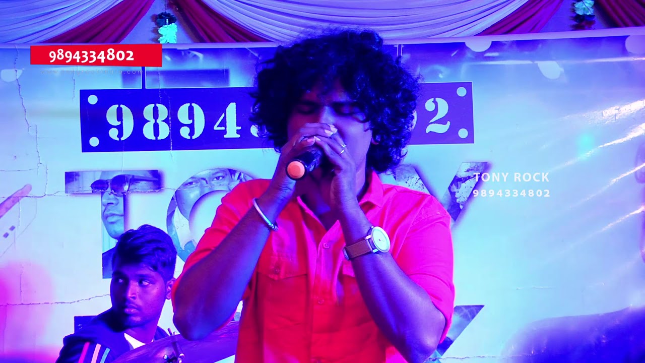 Gana Pazhani Son Dharani Love Letter From Kanna Laddu Thinna Aasaiya Song With Tony Rock Music Band