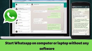 How to start Whatsapp on computer or laptop without any software|Scan QR Code screenshot 4
