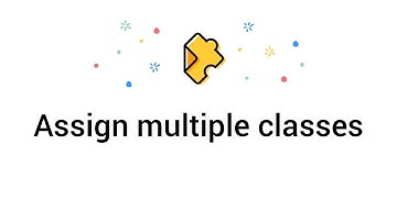 How to assign to multiple classes