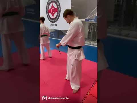 Боец ММА Владимир Минеев получил чёрный пояс по Каратэ Киокушинкай.