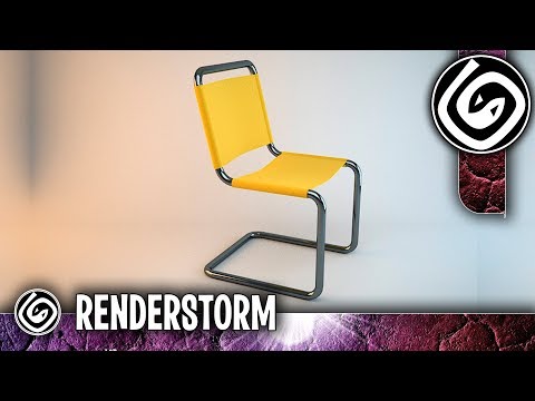 Видео: Моделирование стула из сплайнов (Урок 3ds Max для начинающих)