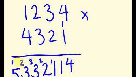 Fast Maths Calculation - Multiply four digit numbers FAST!