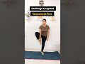 Vatayansana (Horse pose) 🐎 l strength & balance yoga #shorts