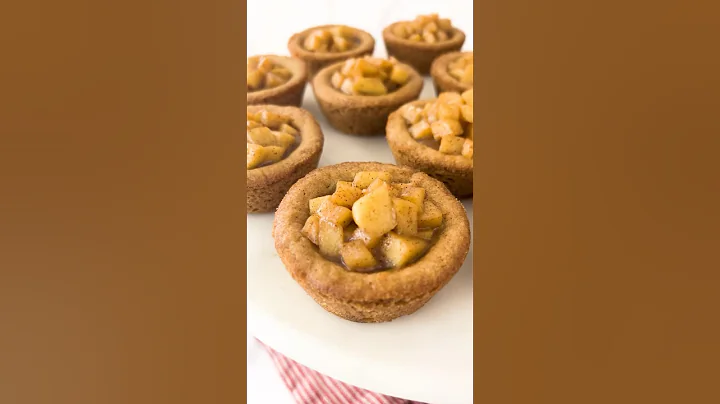 Caramel Apple Cookie Cups - Fall Dessert Idea!
