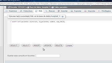 como crear base de datos en el servidor web local xampp y en el servidor de base de datos mysql. p.2