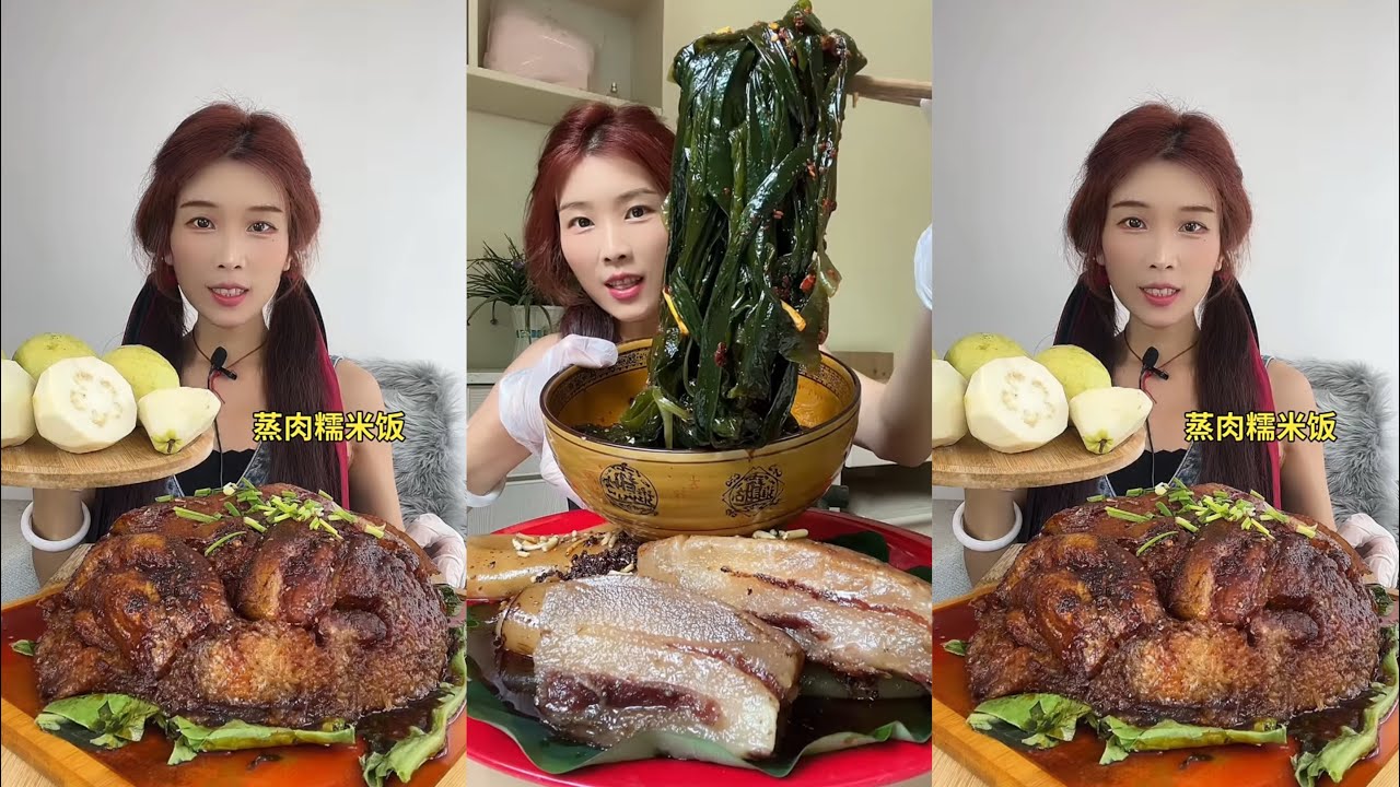 【ASMR】【MUKBANG】SPICY BRAISED PORK BELLY | EATING SHOW |CHINESE MUKBANG |食べ |吃播 LOVE ASMR•JENNIE #咀嚼音