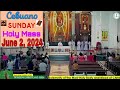 June 02, 2024 Cebuano Sunday Mass(anticipated-6/01)@Nat