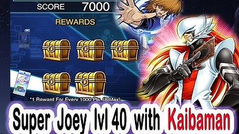 Yu-Gi-Oh! Duel Links Lets Farm Super Joey lvl 40 with Kaibaman