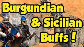 The upcoming changes to Burgundians and Sicilians