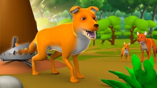 Lomdi ki Kati Poonch 3D Animated Hindi Moral Stories for Kids लोमड़ी की कटी पूंछ हिन्दी कहानी Tales