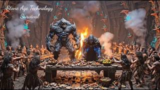 Life Primitive aliens _ PrehistoricSurvivalCooking | StoneAgeTechnologySurvival #MississippiRiver