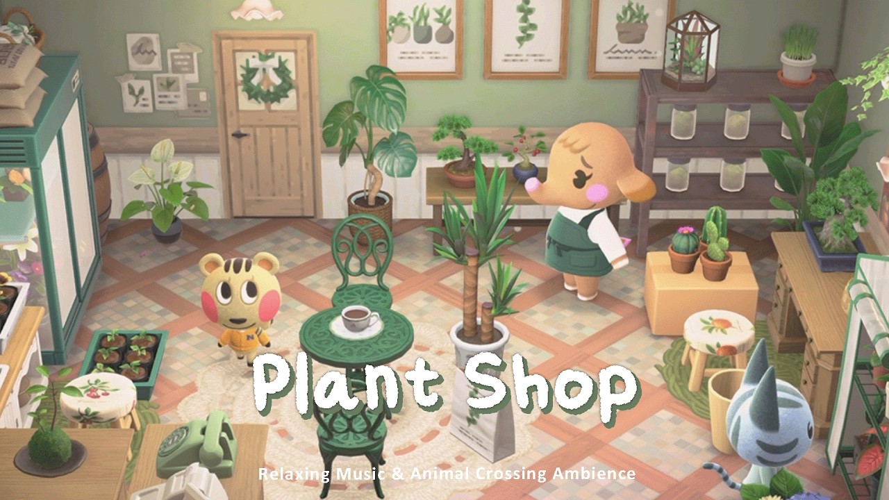 Plant Shop 🪴 Smooth Vintage Jazz for Studying & Reading | Animal Crossing Ambience