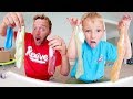 FATHER SON SLIME ATTACK! / Battle With Slime!