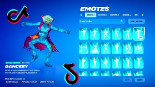 ALL TIKTOK & ICON SERIES EMOTES IN FORTNITE!