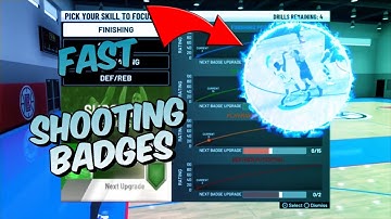 NBA 2K20 - FASTEST WAY TO GET SHOOTING BADGES