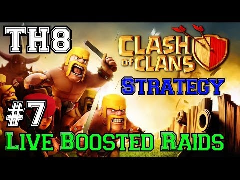 Clash of Clans: LIVE Boosted Raiding Ep.7 | Holy Inferno ...