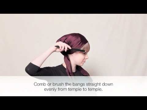 How to Wear Bangs with your Headscarf