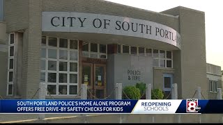 South Portland police offer to check on children home alone
