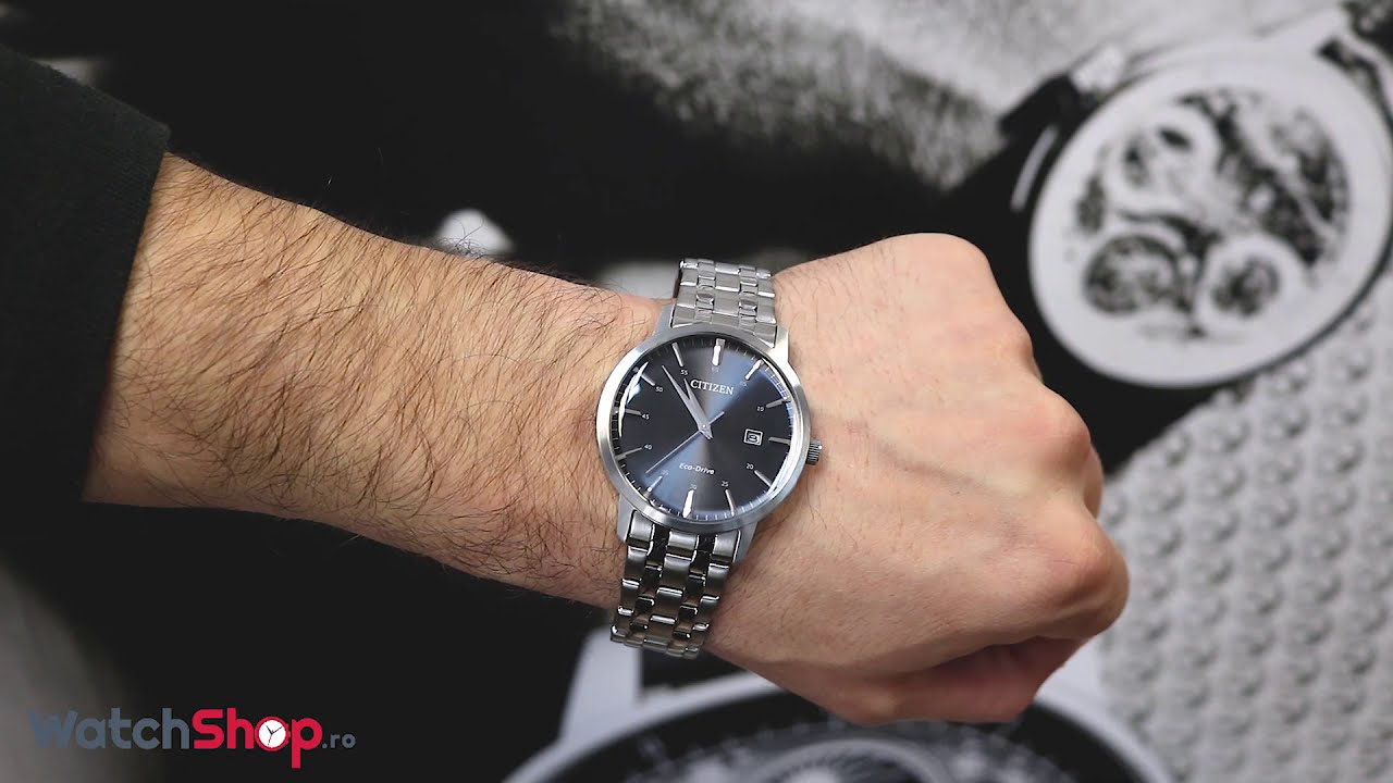 Ceas barbati Citizen ECO DRIVE BM7460-88E - YouTube