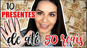 O que dar de presente no amigo secreto até 50 reais?