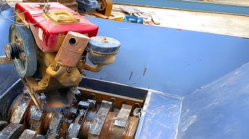 Extreme Giant Shredder vs Hard Metal Engine! Insane Metal Shredding Machine