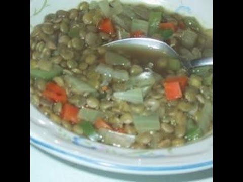 Easy Spicy Lentil Vegetable Soup Recipe
