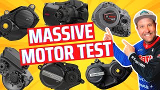 MASSIVE eBIKE MOTOR TEST  7 EMTB Motors, Which Is Fastest?