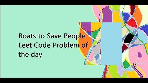 Boats to Save People || Leetcode problem of the day || #problemoftheday #leetcodedailychallenge#dsa