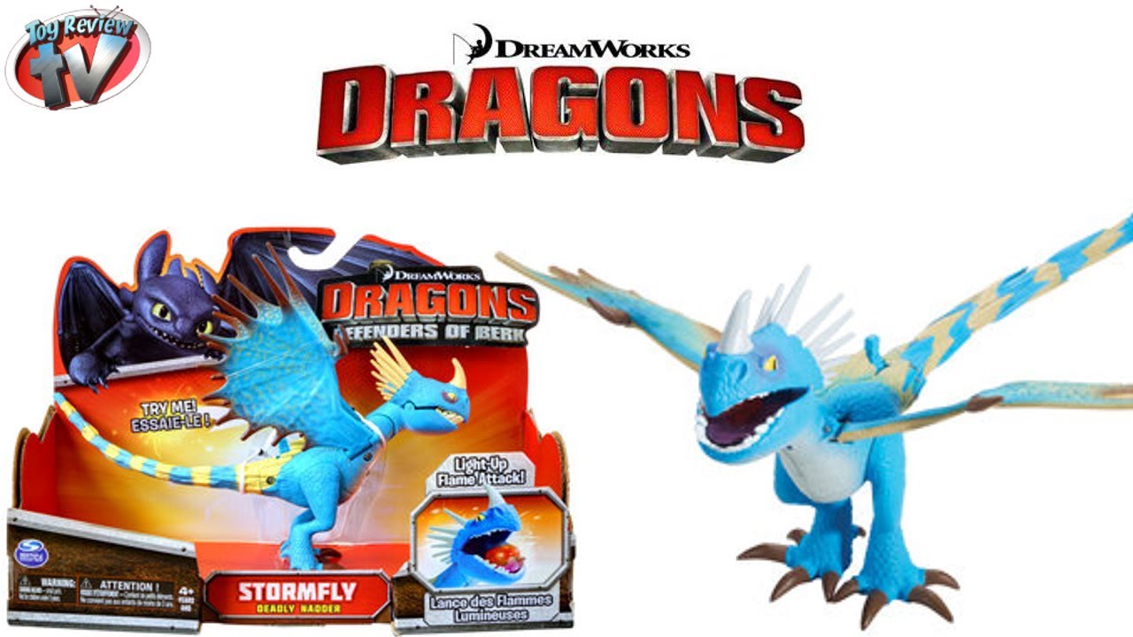 Dragons Defenders Of Berk Stormfly Deluxe Action Dragon Toy Review, Spin  Master