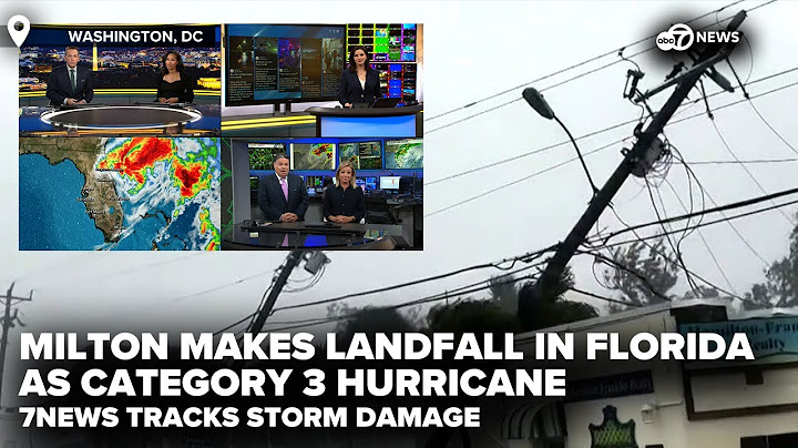 Storm surge, powerful wind ravage central Florida as Hurricane Milton heads to sea