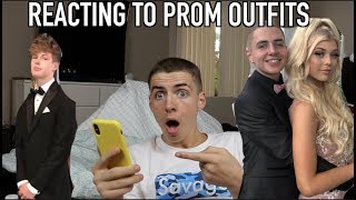 REACTING TO INSTAGRAM PROM OUTFITS | Zach Clayton