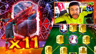 MY FIRST 11 WALKOUTS DECIDE MY TEAM!! NEW PACK & PLAY! FIFA 22