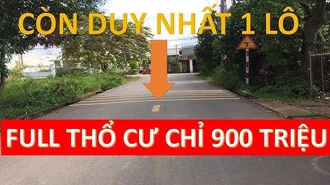 LÔ ĐẤT #FULL THỔ CƯ nằm trong khu dân cư đông đúc giá chỉ #900 triệu # quá rẻ