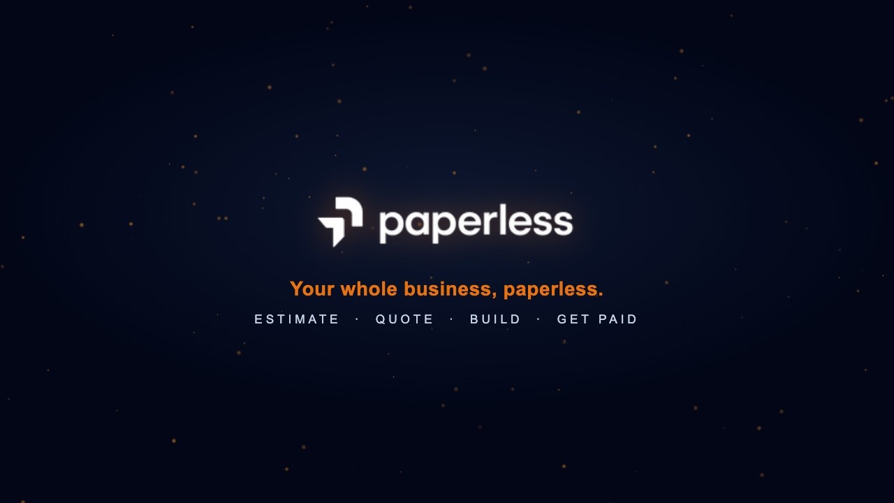 Build Paperless — Run Your Whole Building Business in One Platform
