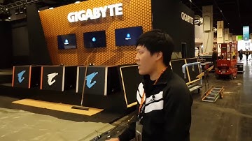 The Preview of AORUS Laptop@Gamescom 2017!