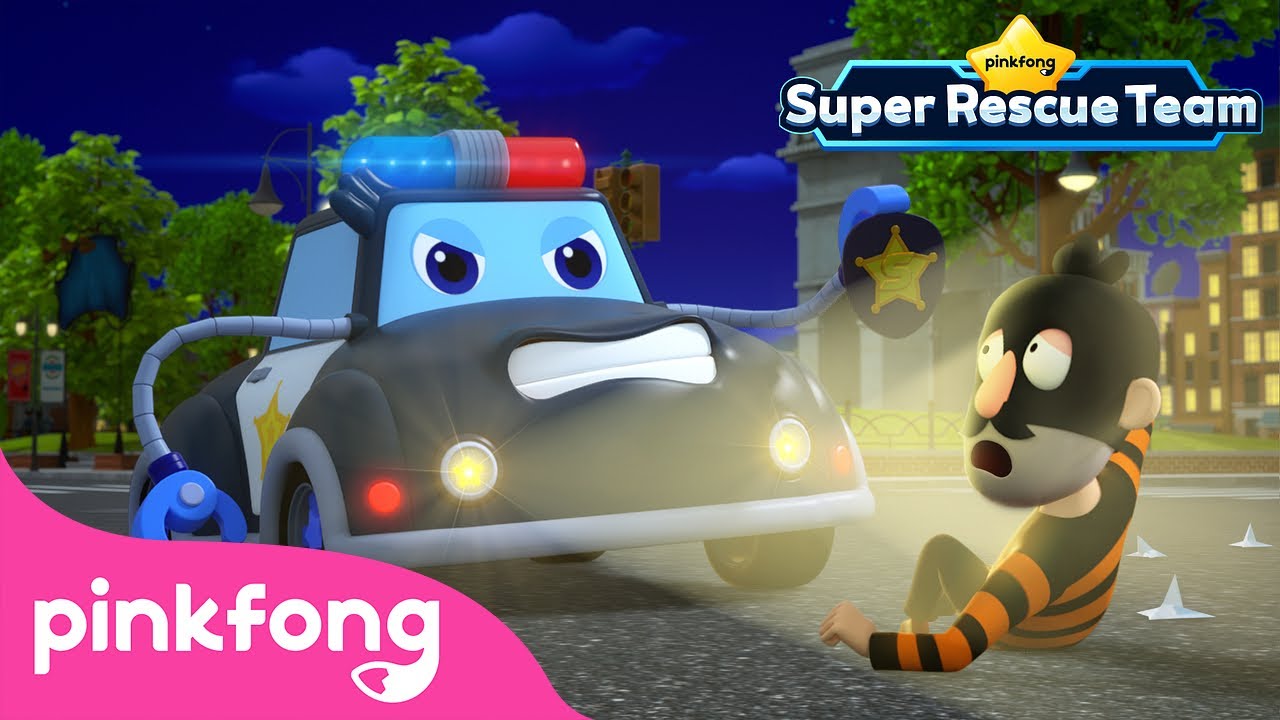 🚨Who Took the Golden Tire? | Police Car & Thief | Super Rescue Team | Pinkfong Baby Shark