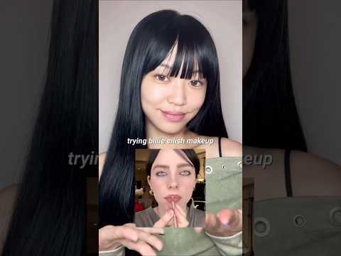 빌리 아일리쉬 메이크업 루틴 따라해봄 👀🌠