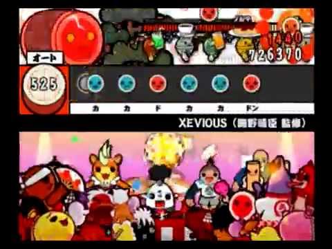 【太鼓の達人 CS6】XEVIOUS (細野晴臣 監修)（むずかしい）【オート動画】