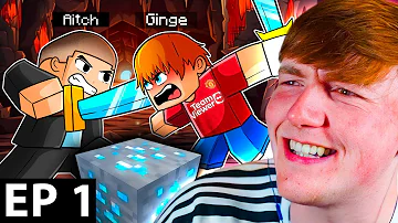 Angry Ginge plays Minecraft w/ GirthNTurf | EP 1