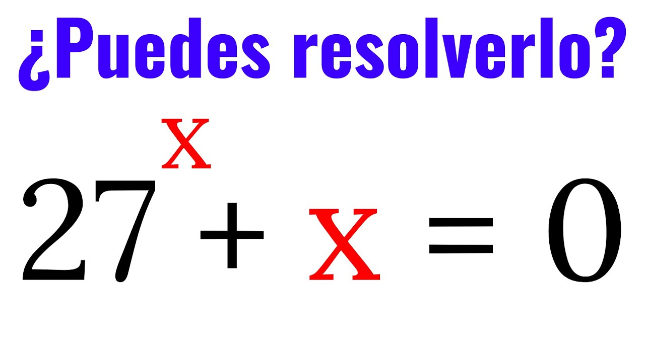 🚨INCREÍBLE ECUACIÓN EXPONENCIAL | 97% SE RINDE | Exámen Harvard University