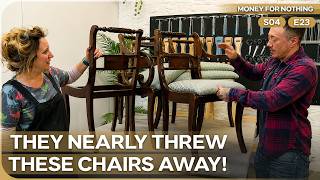 Six Old Dining Chairs Become Two £695 Designer Benches! | Money For Nothing | Season 4 Episode 23