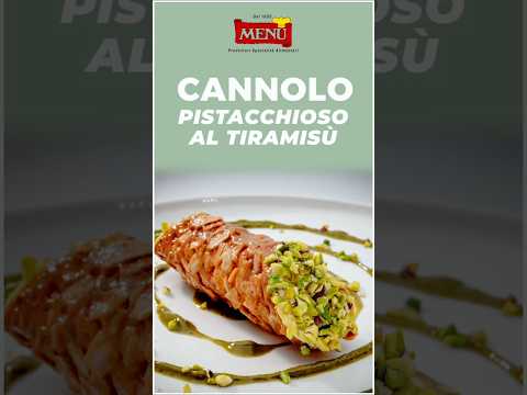 Cannolo pistacchioso al tiramisù