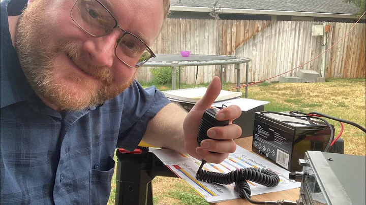 Amateur Radio - First HF Contact Ever, 40 Meter