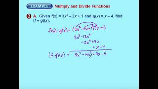 Lesson 5.1: Operations on Functions