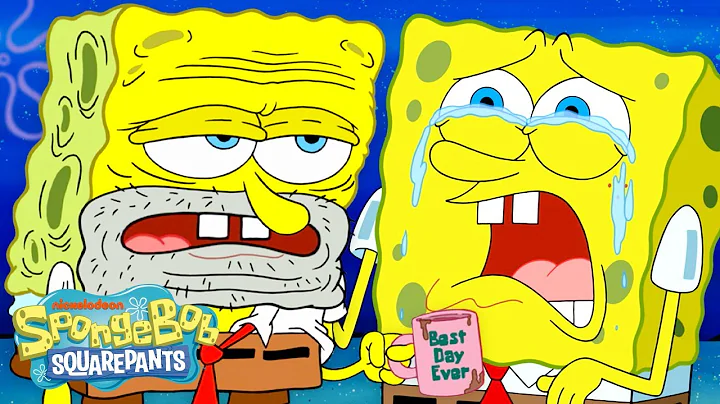 SpongeBob Being Down BAD for 45 Minutes Straight 😭 | @SpongeBobOfficial