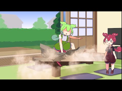 ヒーロー着地するずんだもんBB + 使用例