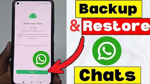 How to Backup & Restore WhatsApp Message 2025 | Updated